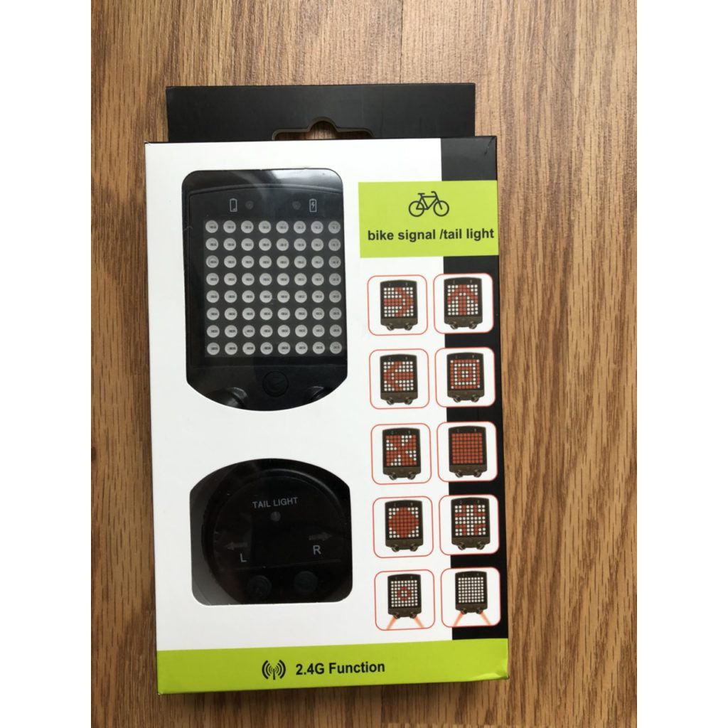 Đèn hậu xe đạp kết hợp đèn xi nhan báo rẽ đa năng cho xe đạp: Sạc USB, chống nước – DX18