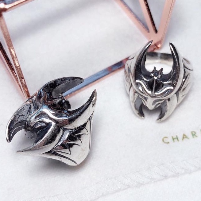 NHẪN BẠC SƠN ĐEN CÁ TÍNH CHO CẢ NAM VÀ NỮ