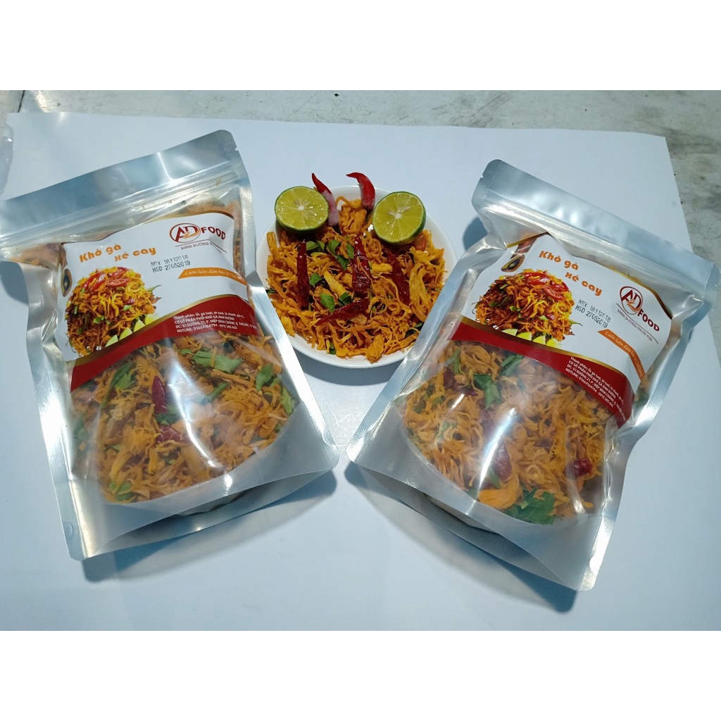 1KG KHÔ GÀ LÁ CHANH LOẠI NGON