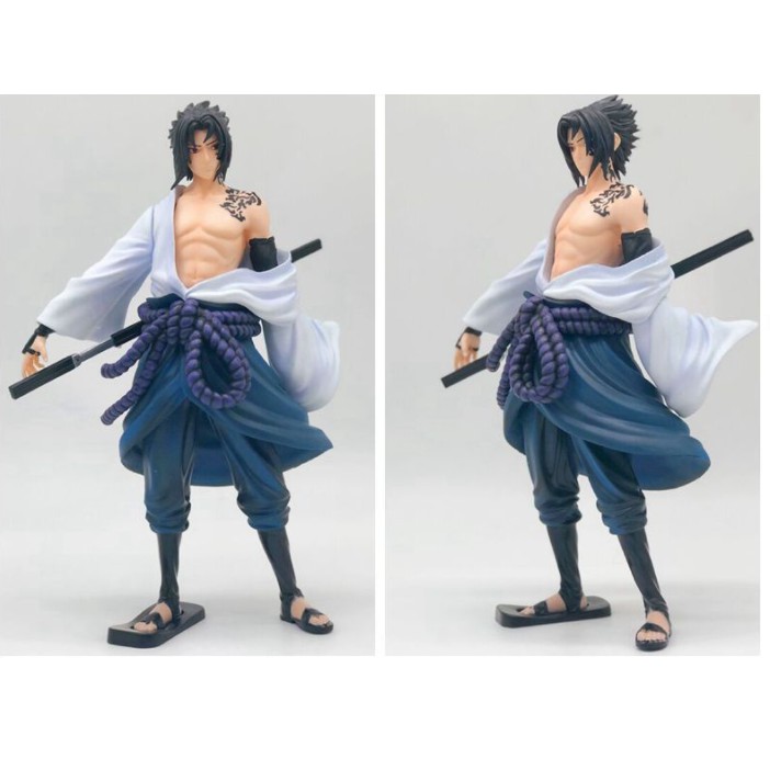 Mô hình Figure Naruto Uchiha Sasuke hình xăm 28cm