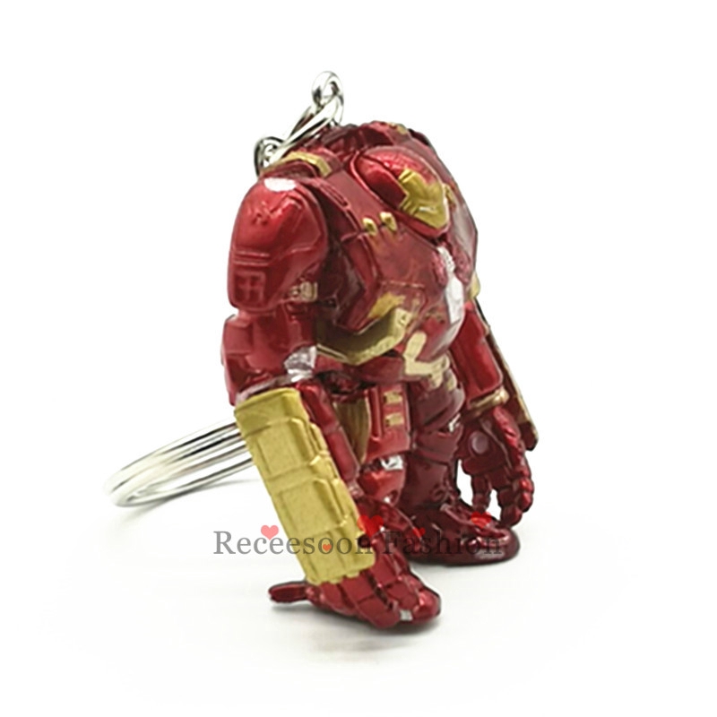 Móc khóa đồ chơi mặt hình siêu anh hùng Iron Man Marvel 5cm dành cho trang trí túi xách và cho trẻ em