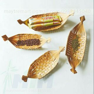 Thuyền tre trang trí thuyền decor