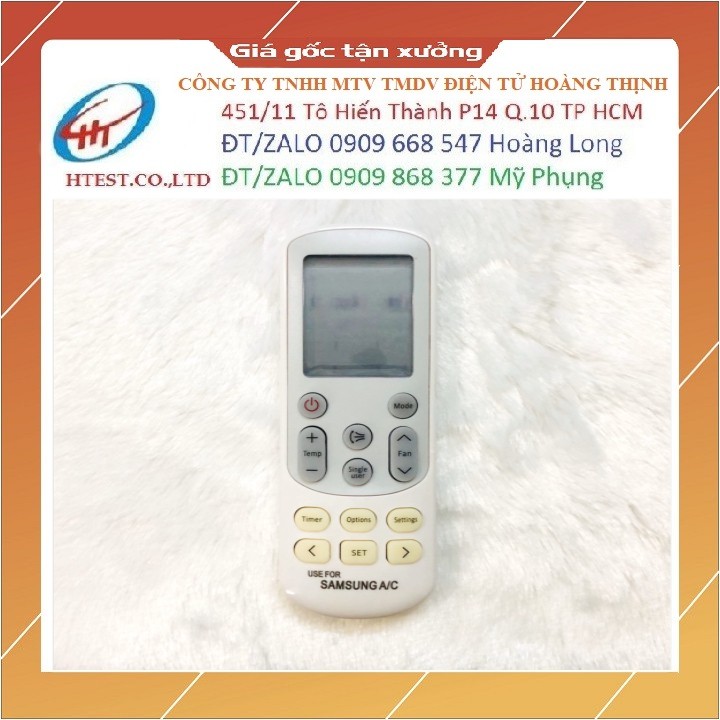 Remote Máy Lạnh Điều Hòa Samsung - Có Kèm Pin AAA