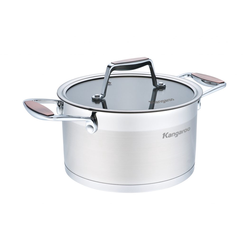 [Mã ELHADEV giảm 4% đơn 300K] Nồi inox cao cấp 26cm 5 lớp Kangaroo KG3CS226