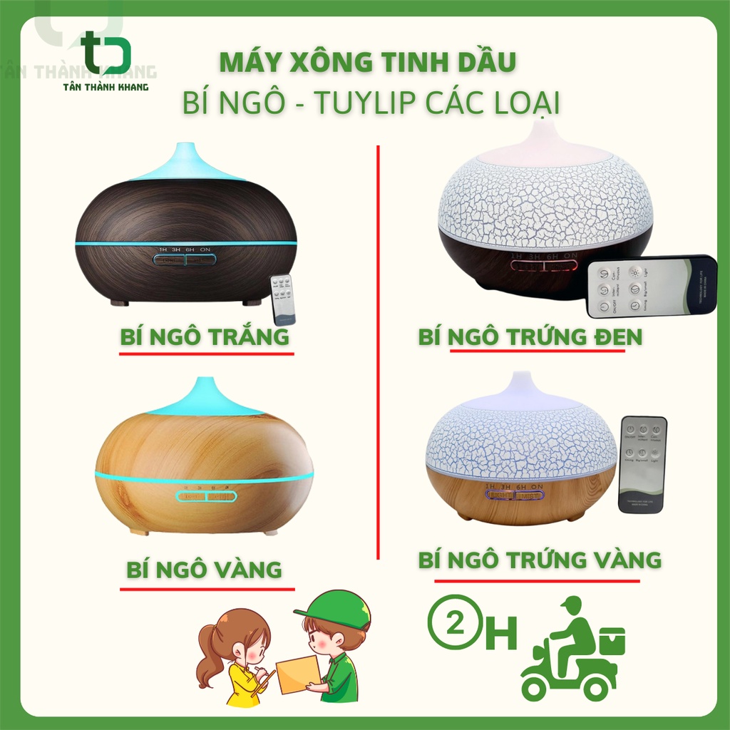 XẢ KHO 3 NGÀY MÁY KHUẾCH TÁN TINH DẦU BÍ NGÔ (Kèm Điều Khiển) Aroma Life