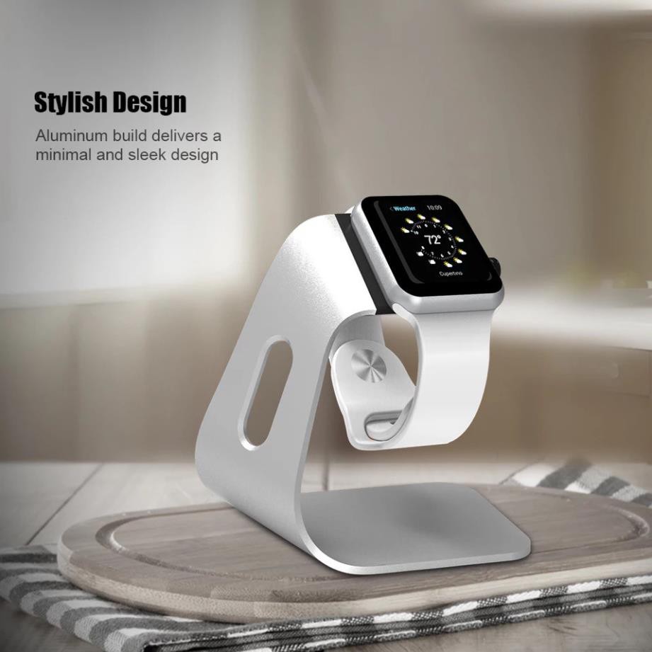 Đế dock sạc không dây Apple Watch Nhôm nguyên khối, kiêm Giá đỡ đồng hồ thông minh ANYWORK