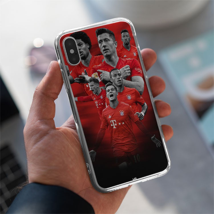 Vỏ ốp iphone bóng đá CLB Bayern ốp lưng các cậu thủ bayern munich cực đẹp dành cho Iphone 5 đến 12 promax FOO20210166