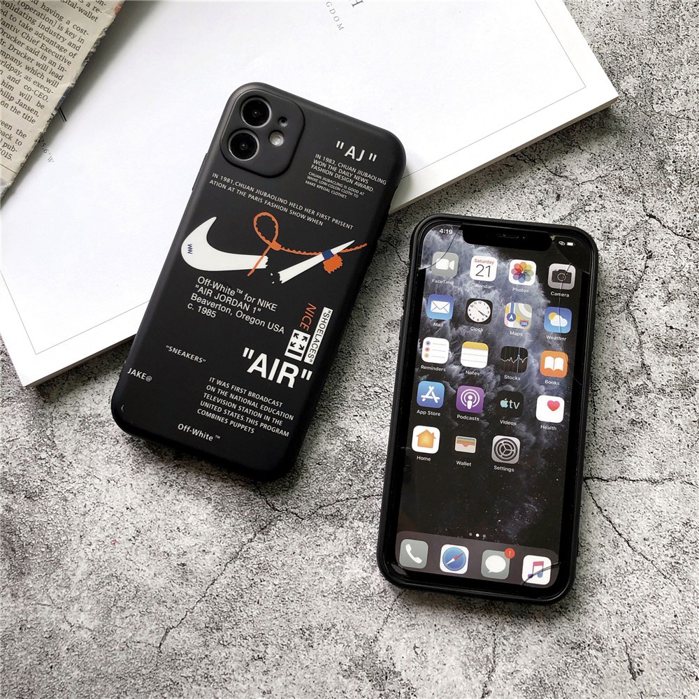 Ốp Điện Thoại In Logo Nike Air Off White Thời Trang Cho Iphone 12pro Max 12mini 11 Pro Max X Xs Xr Xsmax 7 8 Plus | BigBuy360 - bigbuy360.vn