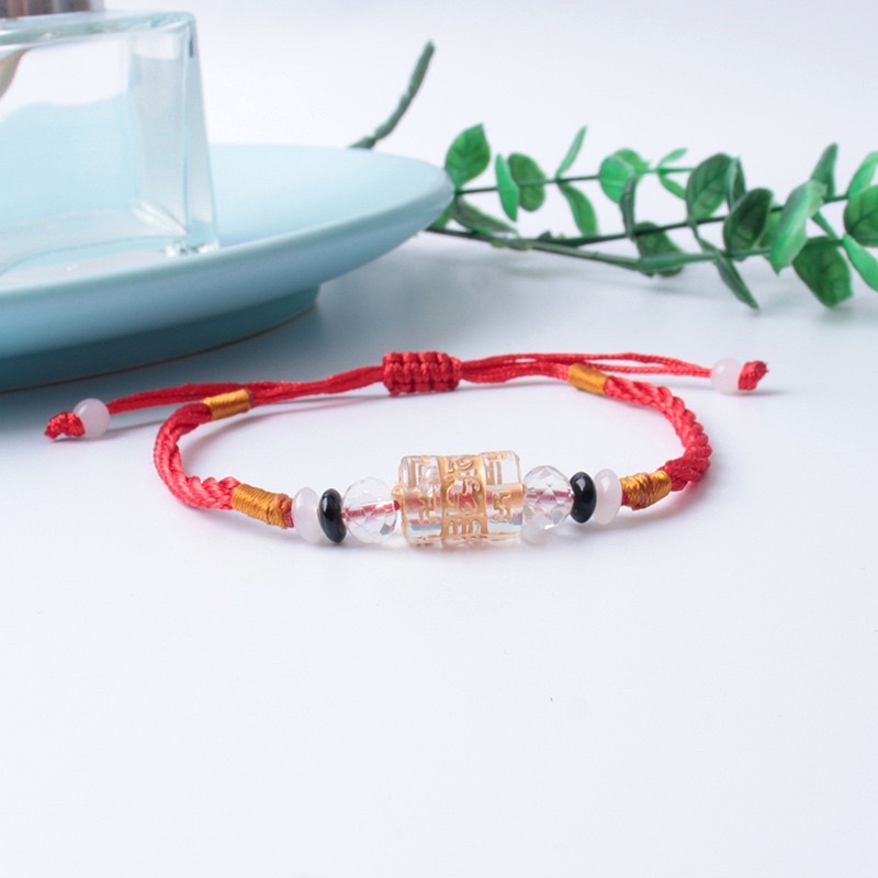 Vòng Tay Chỉ Đỏ Lu Thống May Mắn