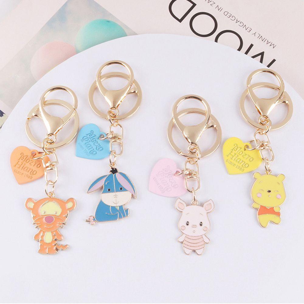 LANFY Móc Khóa Kim Loại Hình Heo Con Dễ Thương