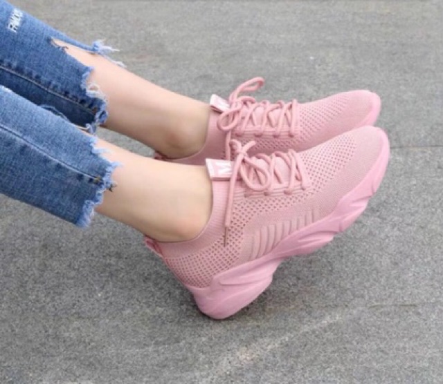 Giày Sneaker nữ Cổ Chun 5P QC Cao Cấp - Full Size 36-40 | BigBuy360 - bigbuy360.vn