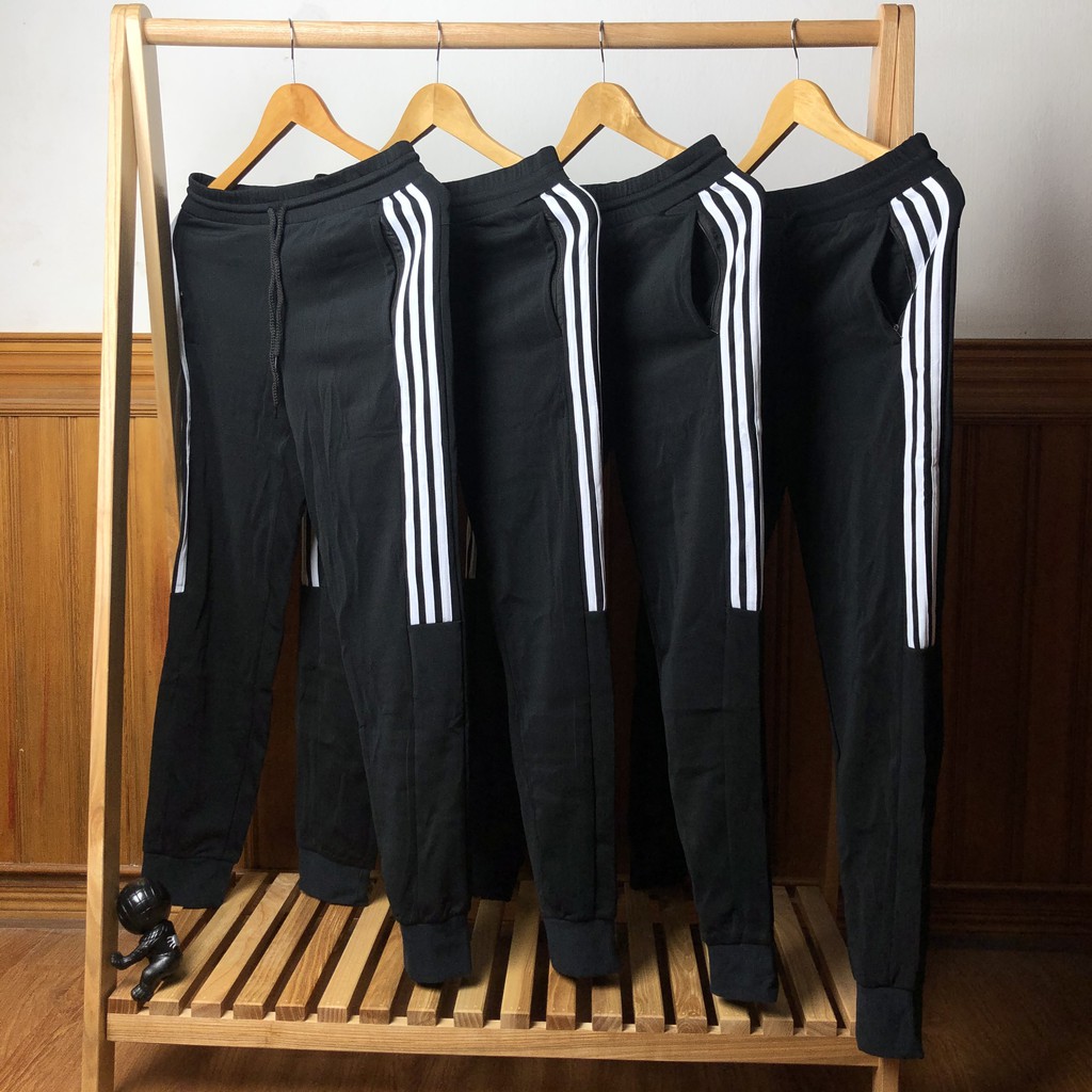 Quần Jogger Thể Thao Nam 3 Sọc Lửng ML12