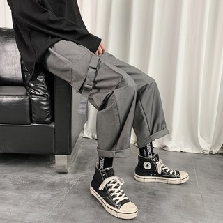 Quần Jogger Nam Ống Rộng Thiết Kế Nhiều Túi Kiểu Hàn Quốc Cỡ M-2Xl