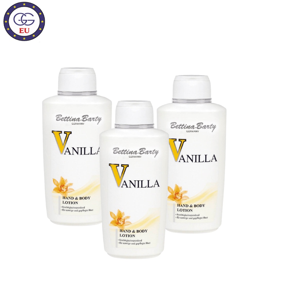 Sữa dưỡng thể Vanilla, cấp ẩm làm sáng mịn da,  nội địa Châu Âu, GGEU