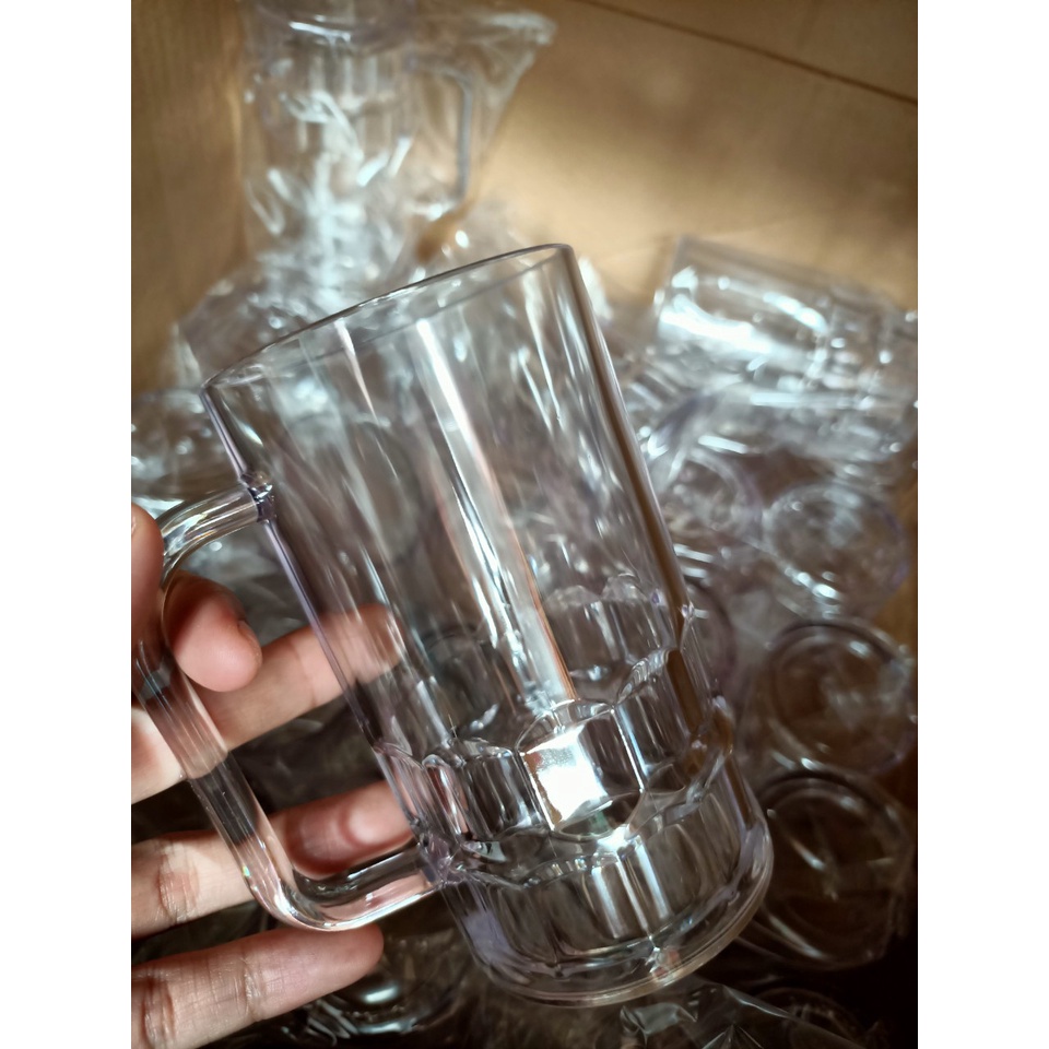Cốc Bia Pháp Nhựa Meka, Siêu Đẹp, Siêu Bền