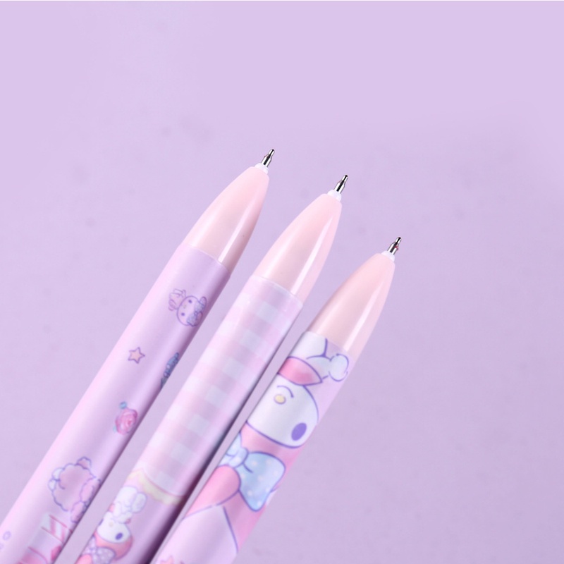 SANRIO Set 5 Bút Mực Gel Ngòi 0.5mm Hình Kuromi Melody Dễ Thương
