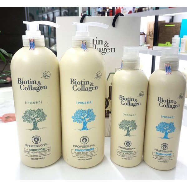 DẦU GỘI XẢ BIOTIN TRẮNG PHỤC HỒI CHỐNG RỤNG TÓC 500ML X 2