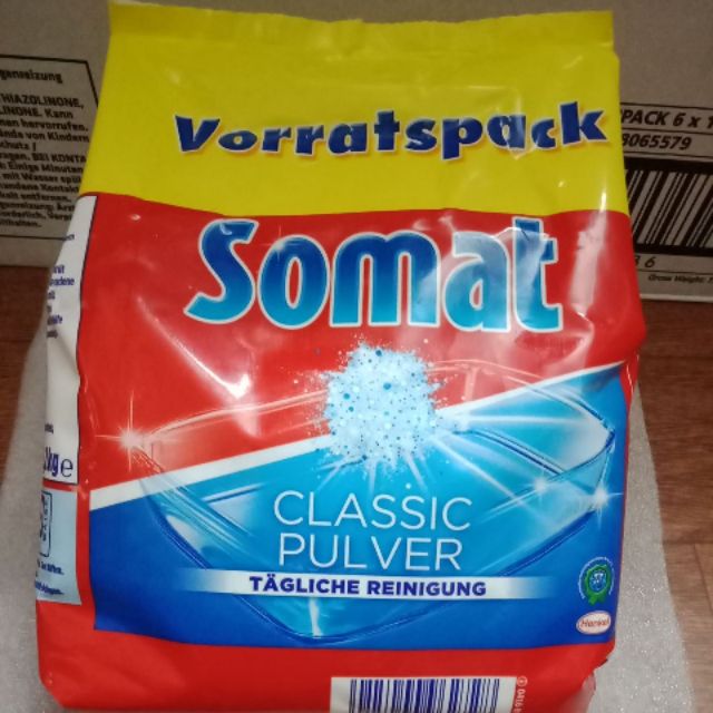 Bột rửa chén bát Somat (Mẫu mới) gói 1,2kg