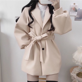 A04 Khoác Dạ Thắt Nơ (Kèm ảnh thật)