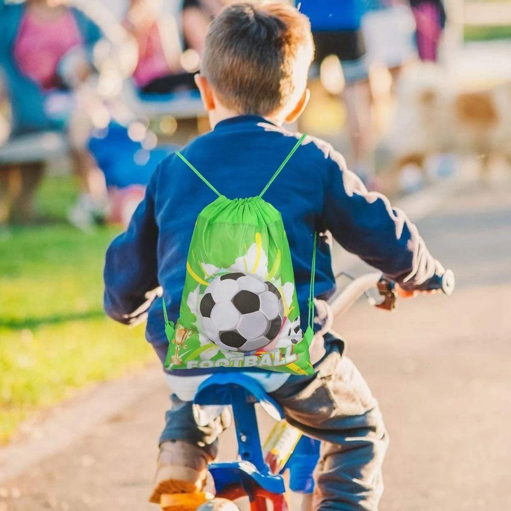 Túi Dây Rút Chất Liệu Vải Không Dệt In Họa Tiết Hoạt Hình Chủ Đề Bóng Đá