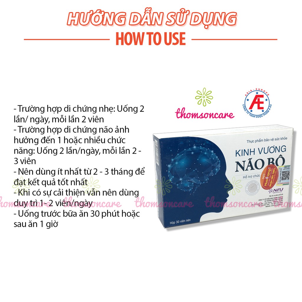 Kinh vương não bộ - Hoạt huyết dưỡng não, tuần hoàn não từ cao đinh lăng, Nattokinase