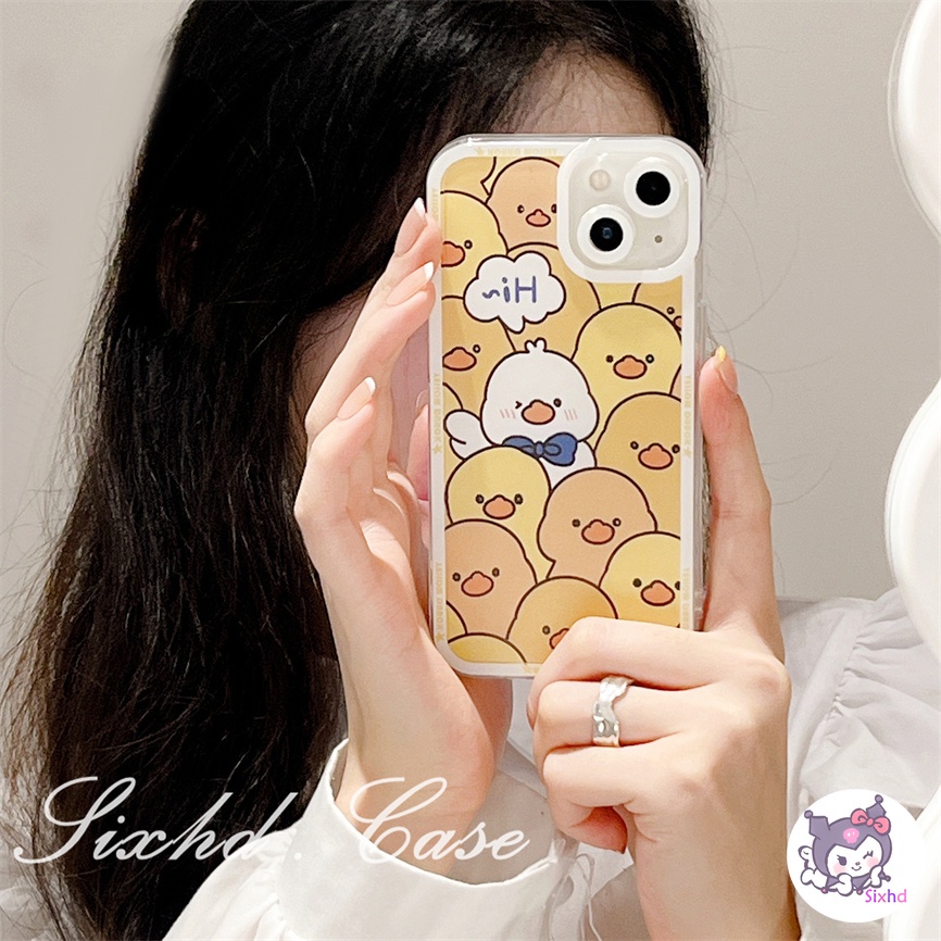 Ốp Lưng Điện Thoại cho Redmi 10C 12C 11A 10A 10 Note 12 11 11s 10 9 8 7Pro 9T 9C 9A 9 A2 A1 Xiaomi 12 11 Lite 11T 10T Poco F3 M3 M4 F3 X3 X4Pro sixhd Ốp Điện Thoại Silicon Tpu Mềm Trong Suốt Họa Tiết Vịt Vàng Cho