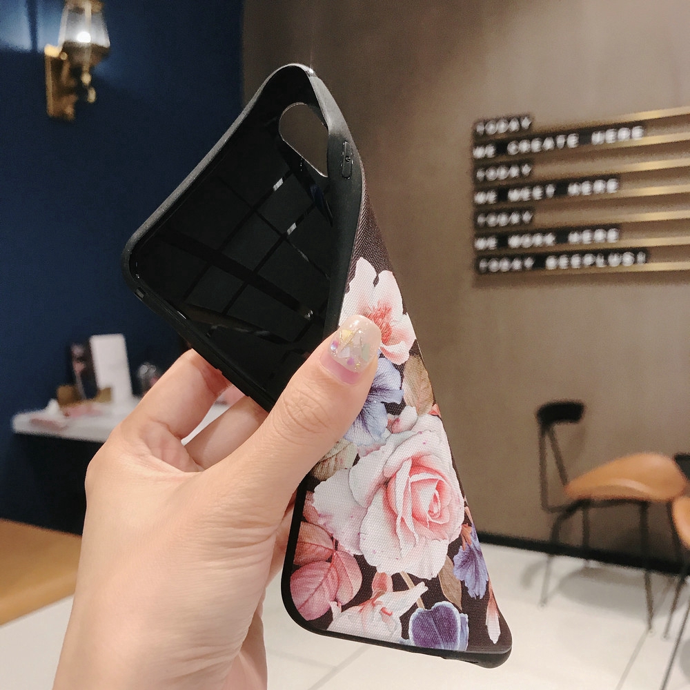 Ốp điện thoại in hoa thanh lịch cho OPPO A15s A93 A53 A33 A31 A91 A52 A92 2020 Reno5 4 3 2 F A1K A3s A5s A7 A12e F11 F9 F5 F1s Pro | BigBuy360 - bigbuy360.vn