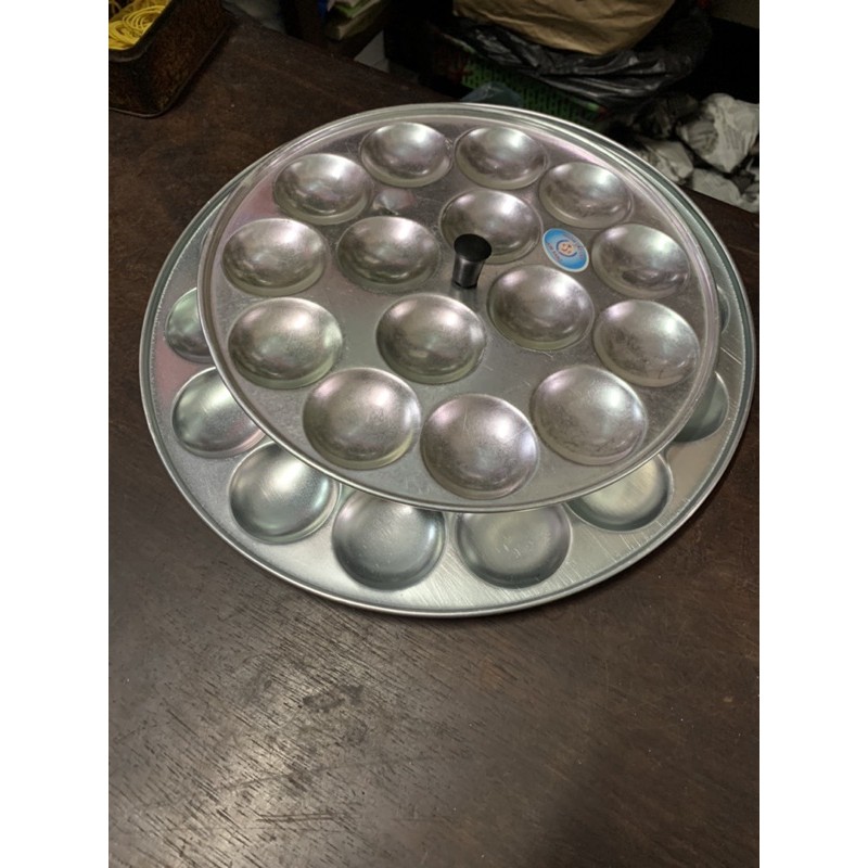 Khuôn Nhôm Đổ Bánh Bèo Lớn 22 Bánh , Nhỏ 15 Bánh