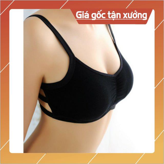 Áo bra Cotton 3 dây XINH XẮN Mút mỏng MÁT ❣️❣️❣️ Áo Bra học sinh, sinh viên BIKY