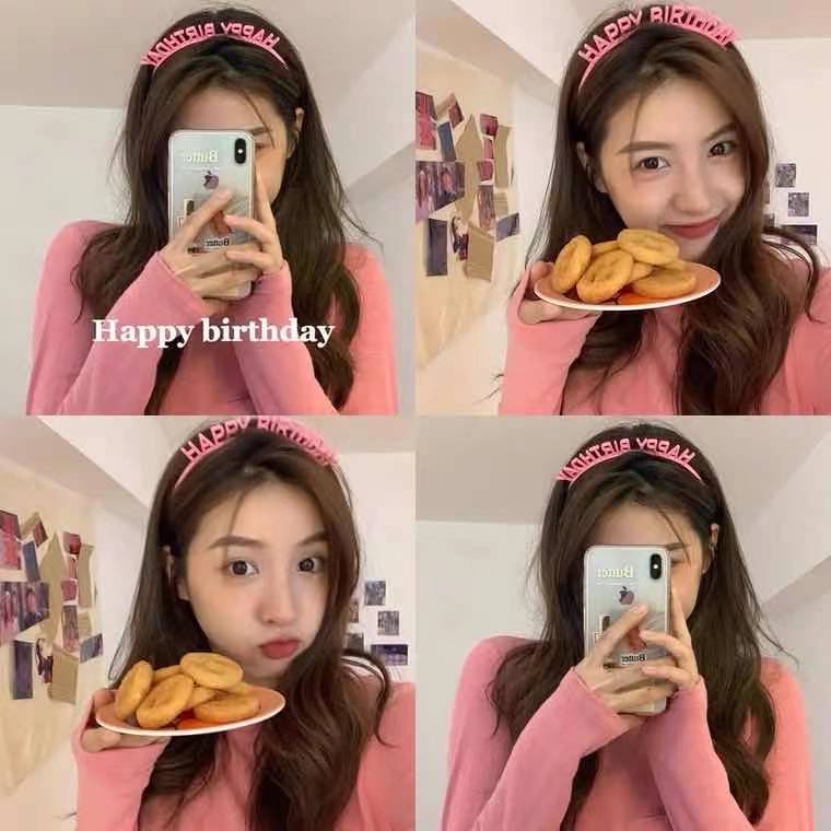 Phụ kiện cài tóc sinh nhật đáng yêu dành cho bé 7 màu sắc lựa chọn