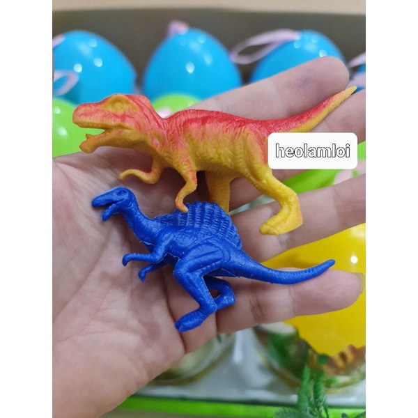 Trứng khủng long mô hình  14 món size lớn 14 cm