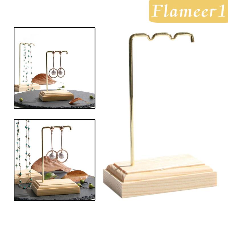 [Flameameer1] Giá Đỡ Trưng Bày Trang Sức Bông Tai Dây Chuyền Gọn Nhẹ
