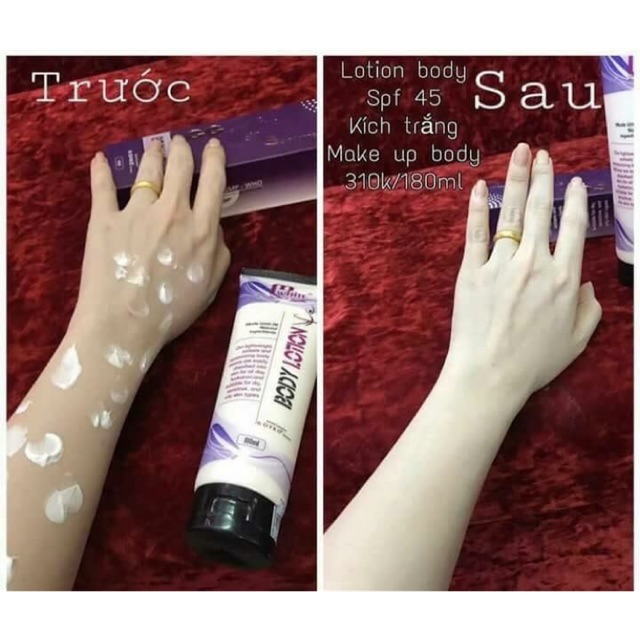 Kem chống nắng-Make up body