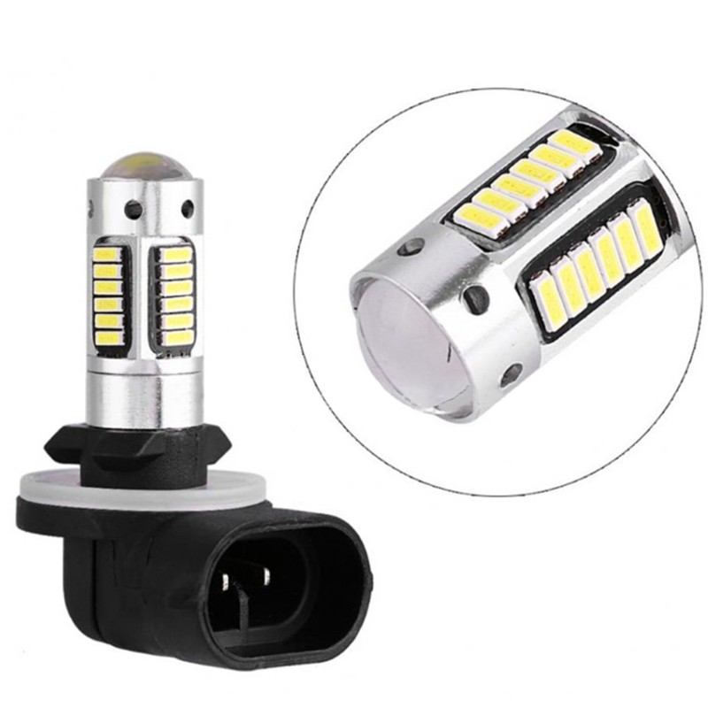 Cặp bóng đèn led 881/880 H27 6500k siêu sáng dùng làm đèn đi sương mù cho xe hơi