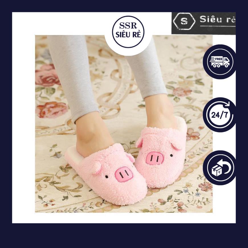 Dép bông đi trong nhà hình heo dễ thương, ngộ nghĩnh (MS3140)