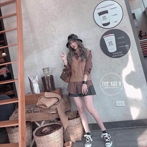 ÁO SƠ MI MIX GHI LÊ