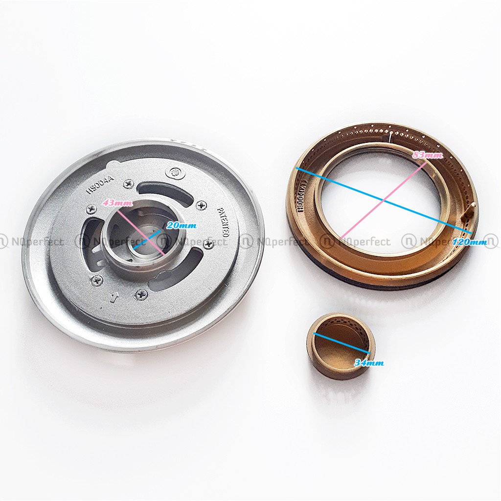 Phụ kiện chia lửa bếp gas âm model Faster FS-292S / Faster FS-294S.. chính hãng (mã HS004A)