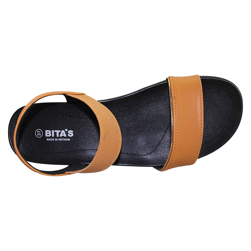 [Mã BMLTA50 giảm 50K đơn 150K] Sandal nữ Bita's SYN.220 (Kem + Navy + Vàng bò)