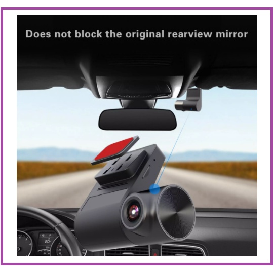 V2 WIFI Camera Hành Trình Cho Màn Hình Android,Cảnh báo làn đường.CAM hành trình kết nối wifi- xem trên điện thoại