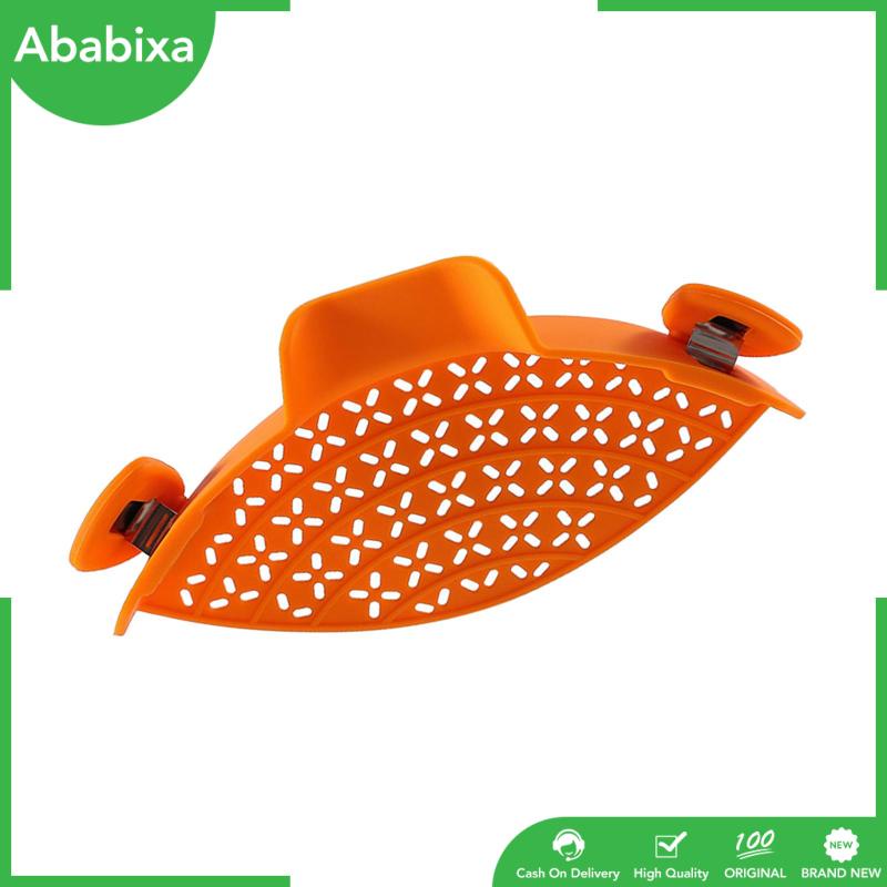 [Ababixa] Kẹp Rây Lọc Pasta Bằng Nhựa Có Kẹp Cống