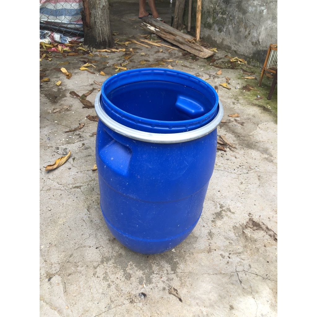 Thùng Phuy Nhựa Cũ 30L Chất Lượng 95%