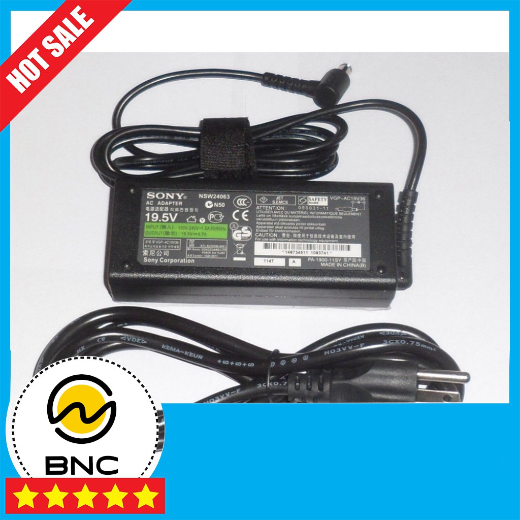 [ZIN] Sạc Laptop Sony Vaio SVE14 SVE15 SVE17 SVS13 SVS15 VPCSE VPC-SE 4.7A