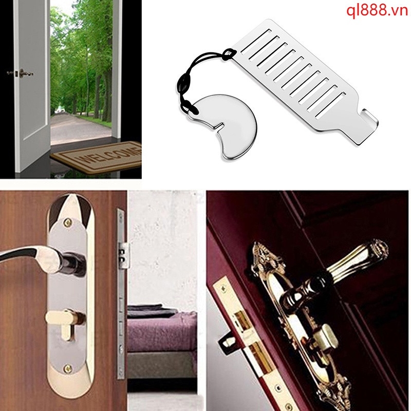 Khóa cửa tự vệ không cần đục lỗ cho khách sạn
