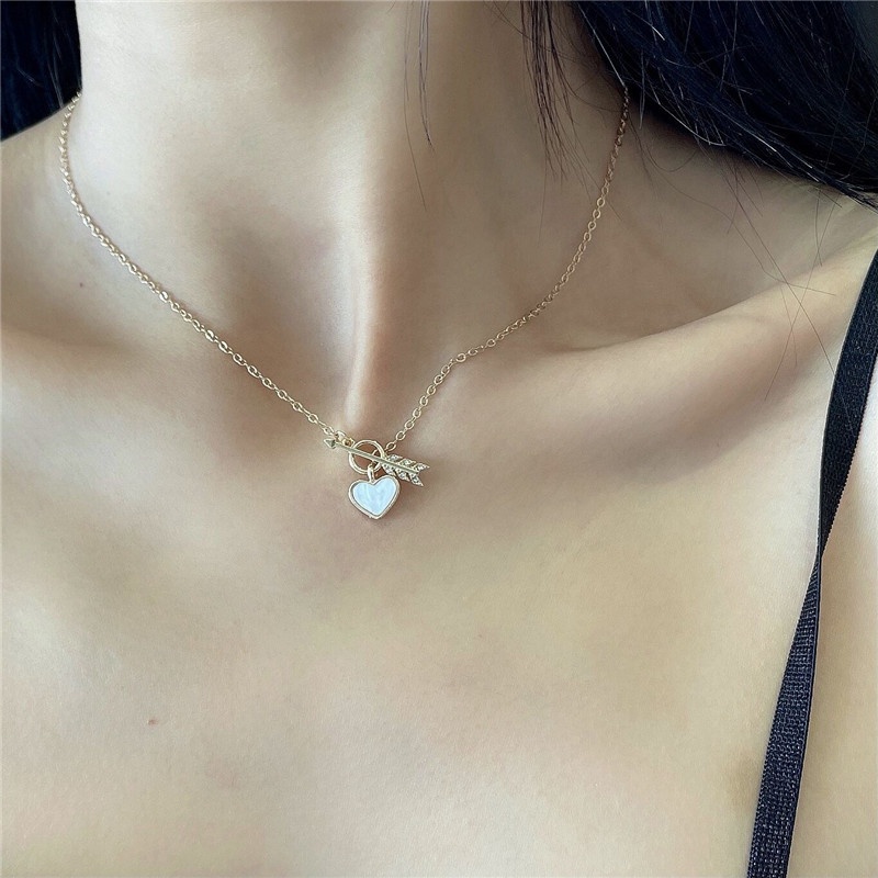 Vòng cổ Nữ Mặt Hình Mũi Tên One Mũi Tên Phong Cách Hàn Quốc Cá Tính