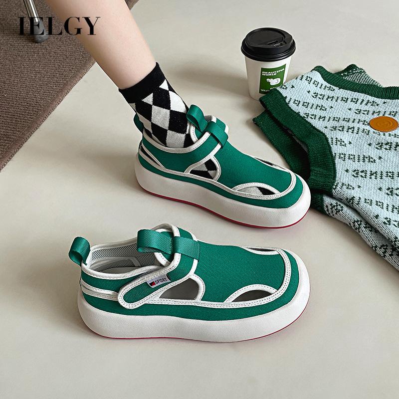 IELGY Giày Thể Thao Đế Dày Thời Trang Hàn Quốc Cho Nữ