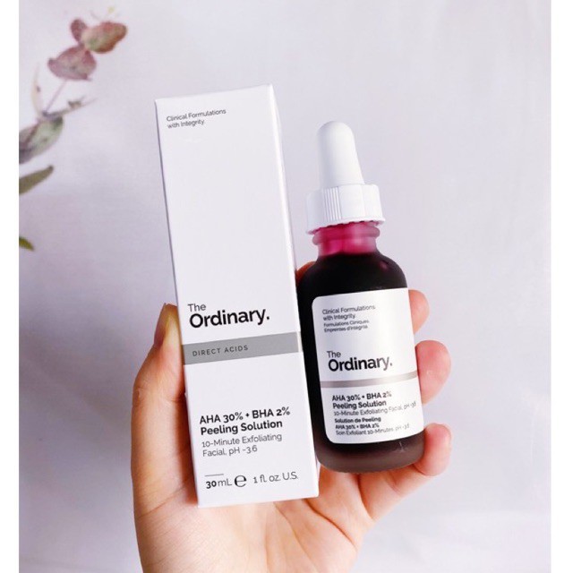 The Ordinary AHA 30% BHA 2% Peeling Solution