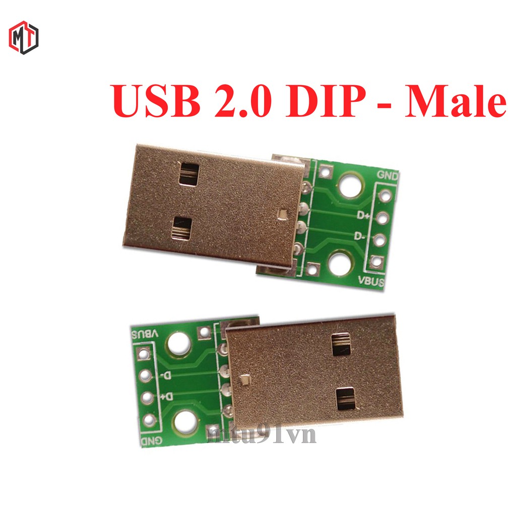 Mạch chuyển USB to 4pin DIP - USB 2.0 3.0 to 4 pin DIP