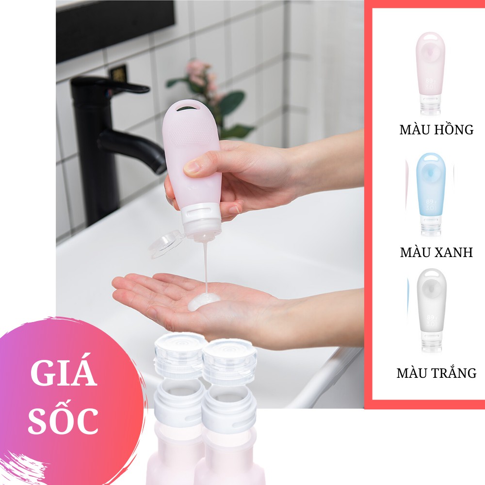 [CHÍNH HÃNG] SET 3 Lọ Chiết Mỹ Phẩm Du Lịch Dã Ngoại Cắm Trại SILICON KHÔNG ĐỘC HẠI VỚI MÔI TRƯỜNG Naturehike NH20LY012