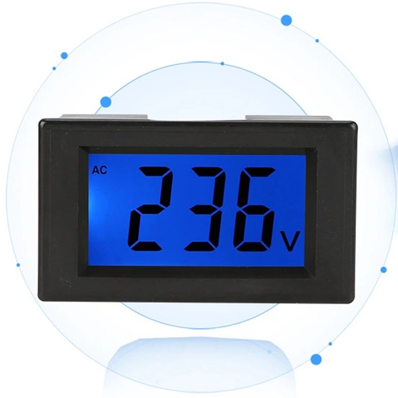 Vôn Kế Kỹ Thuật Số Màn Hình LCD D85-120 2 Dây AC 80-500V