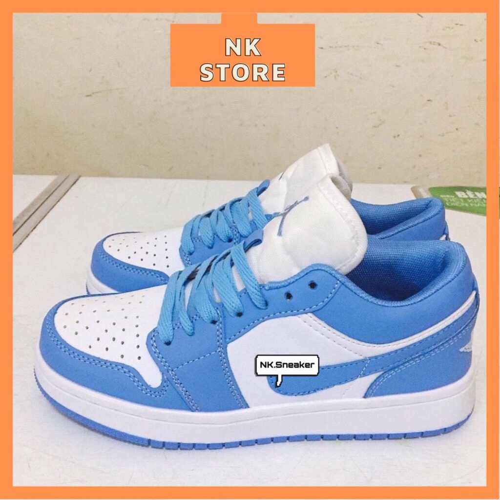 Giày Thể Thao Nam Nữ, Giày Sneaker JD Xanh Dương Cổ Thấp Đế Độn Dùng Để Đi Chơi Bóng Rổ Thể Dục Học Sinh Sinh Viên Q188